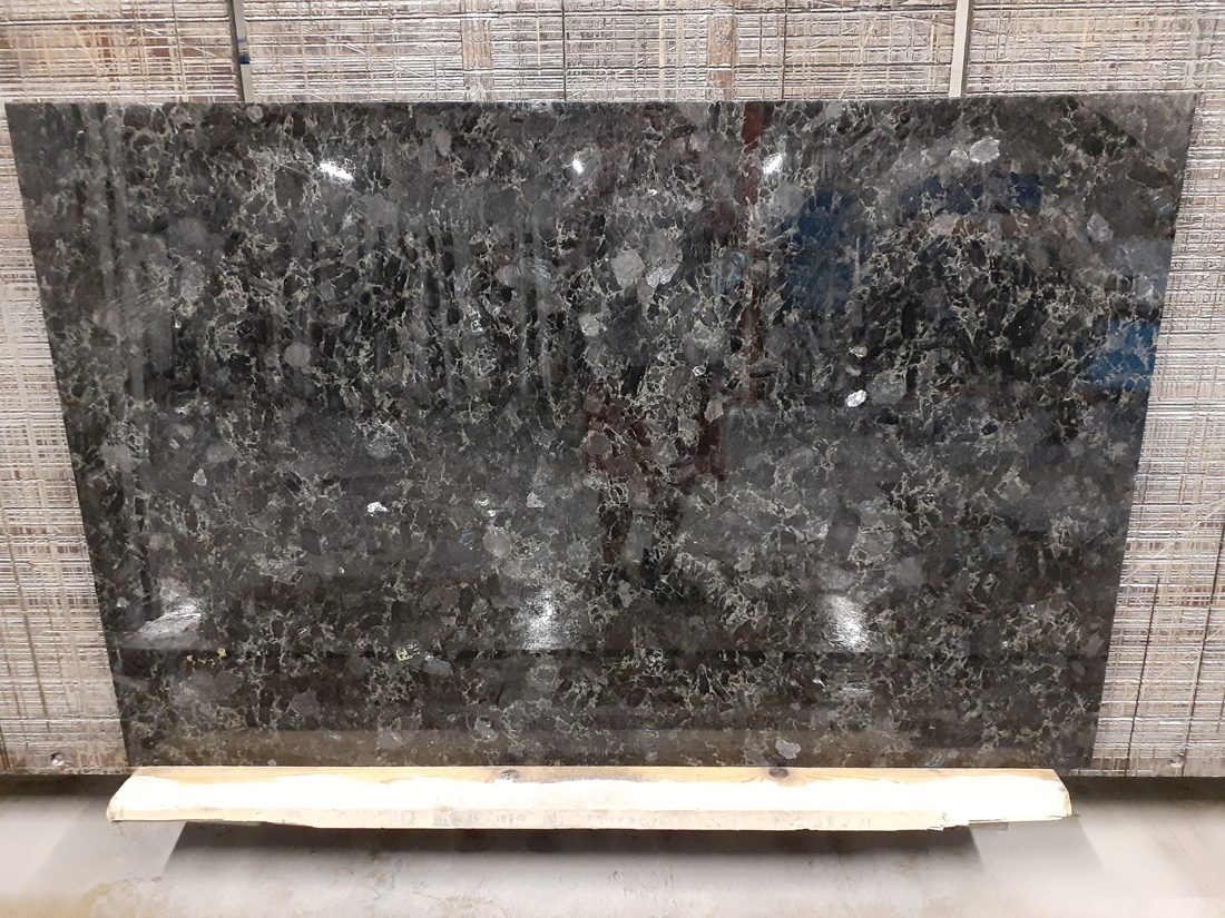 Volga Blue Photographed in our warehouse, slab 10663-2.R1