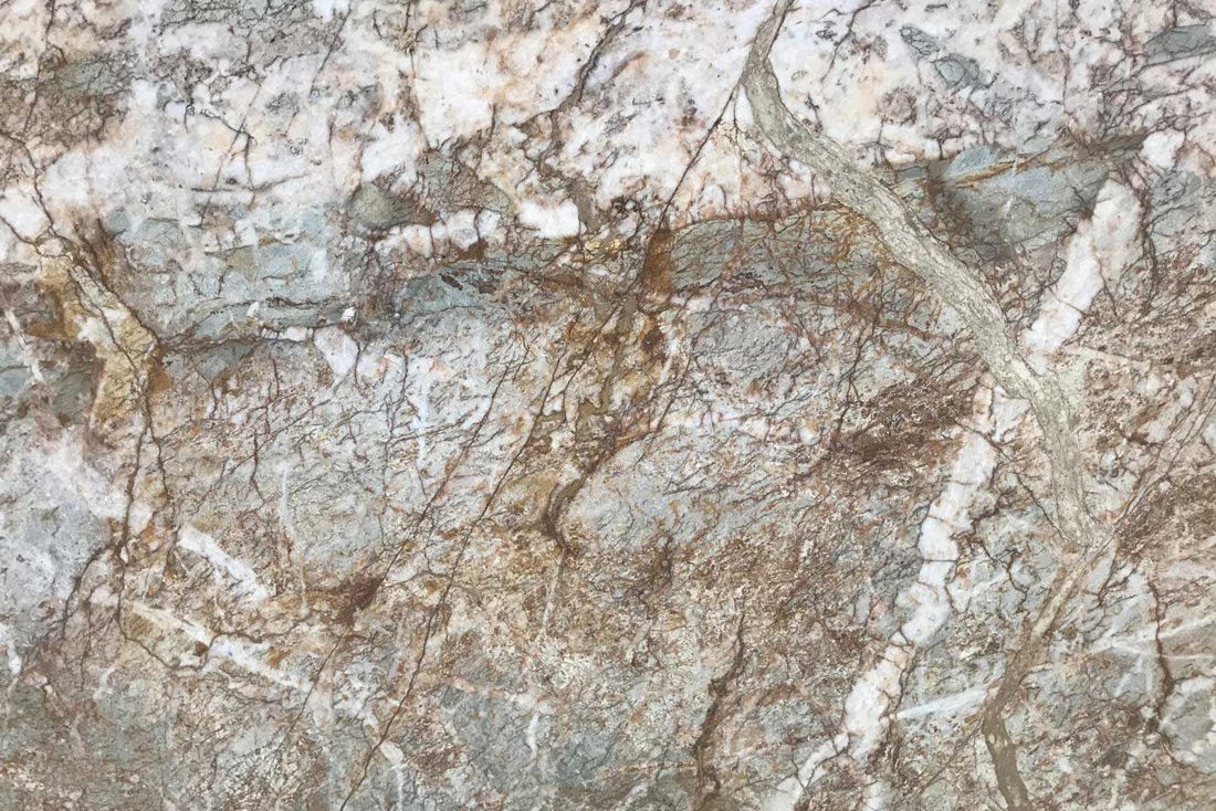 Sensation Sensation quartzite, slab close-up (representative)