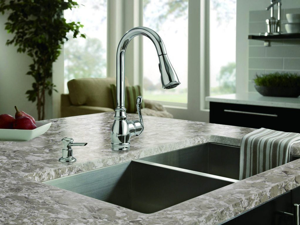 Willow Willow kitchen countertop at the sink
