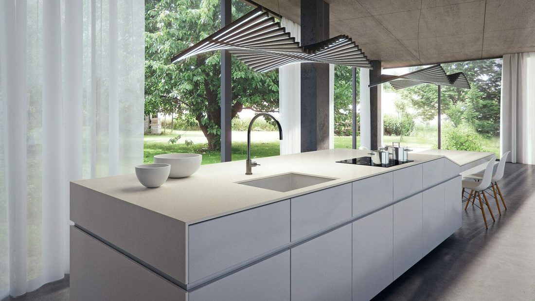 Fresh Concrete Fresh Concrete kitchen island and sink