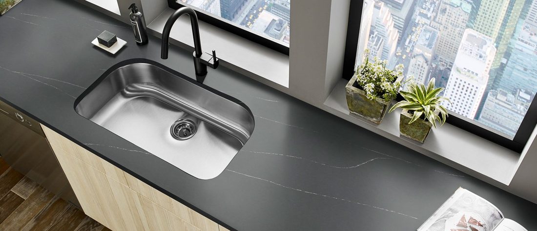 Soapstone Metropolis Soapstone Metropolis countertop with undermount sink