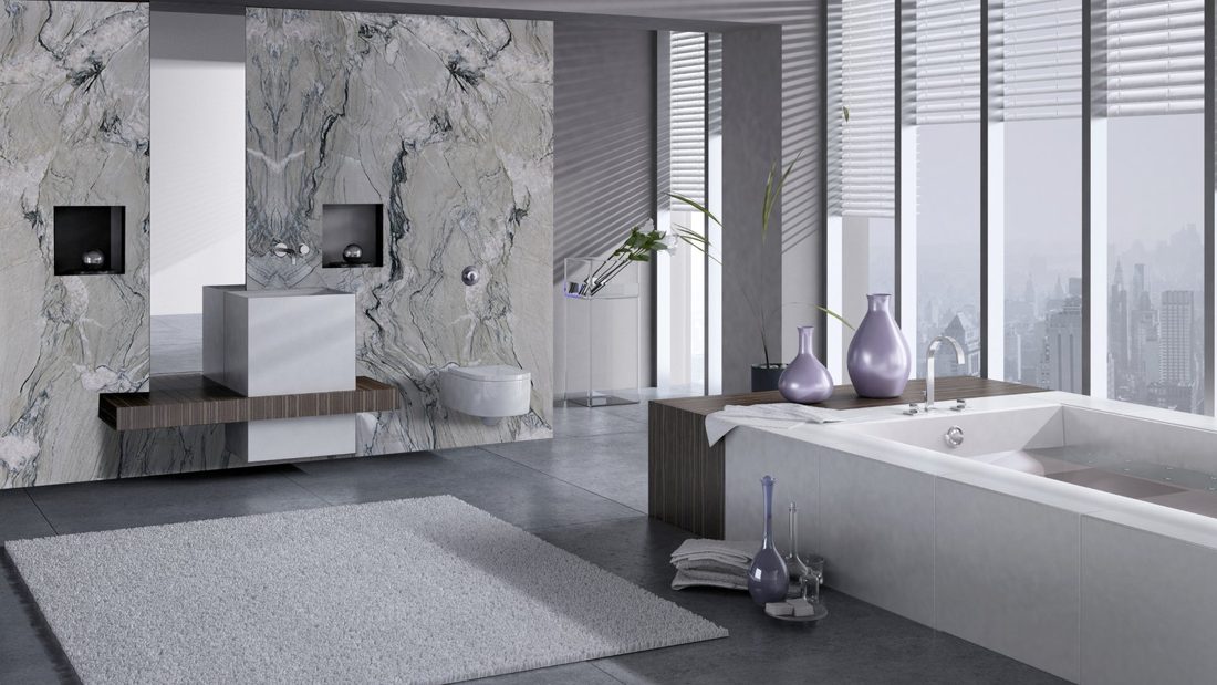 Poseidon Poseidon bathroom walls (design visualization)