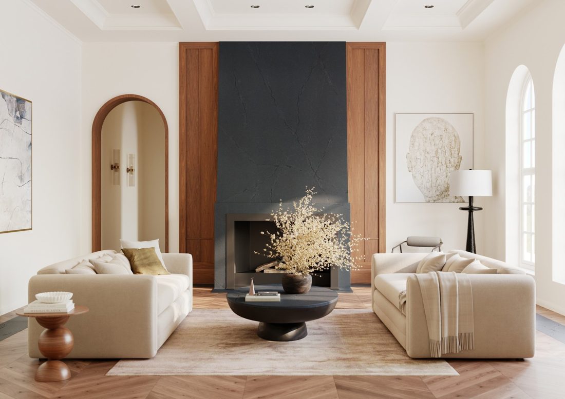 Cambria Inverness Stonestreet In a room setting