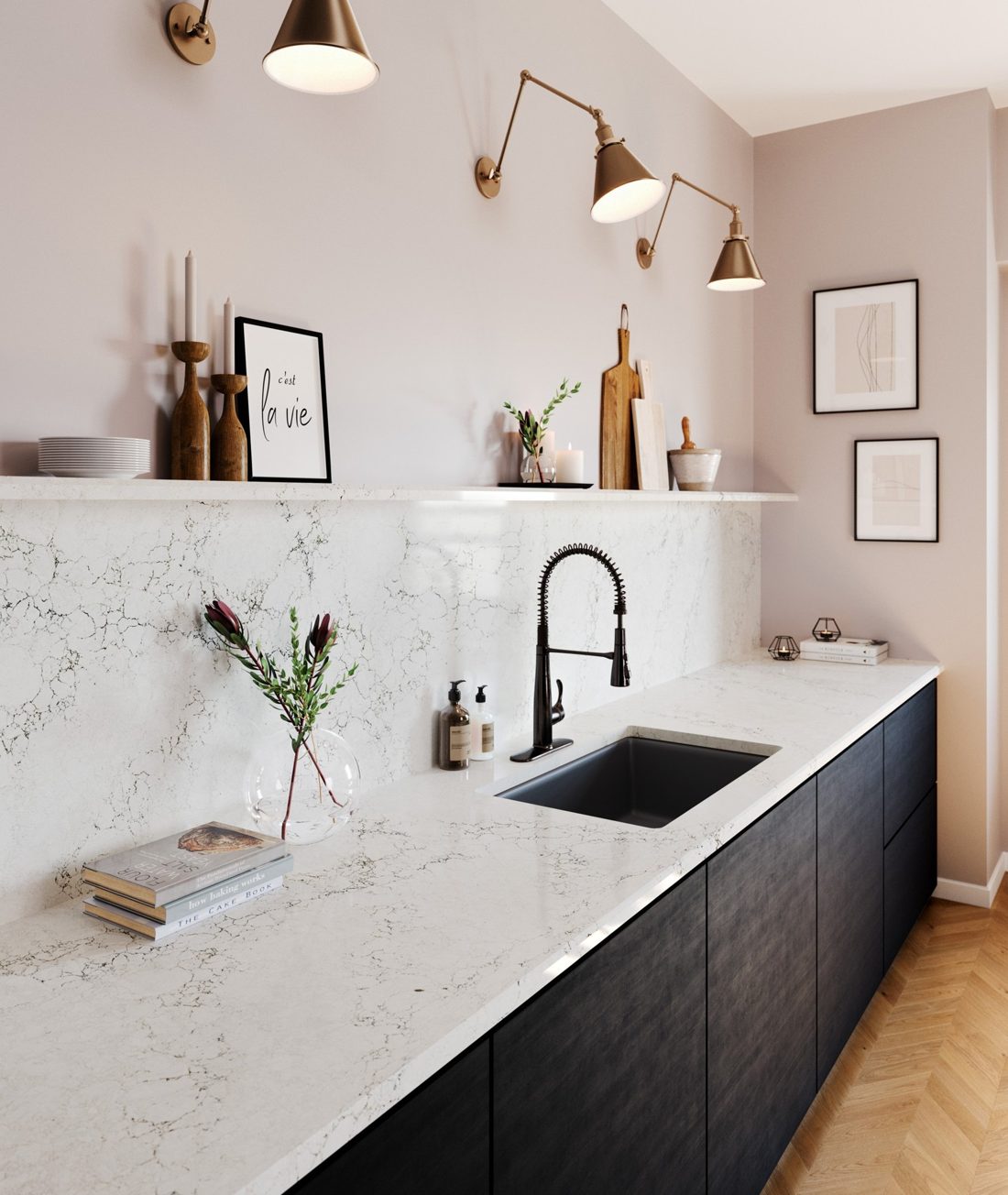 Cambria Whitendale In a room setting