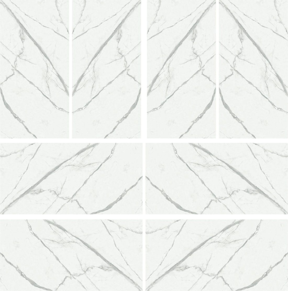 Infinity Extra Statuario Extra Statuario bookmatched