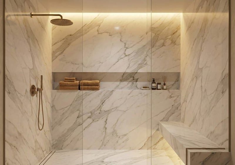 Calacatta Gold Supreme In a room setting