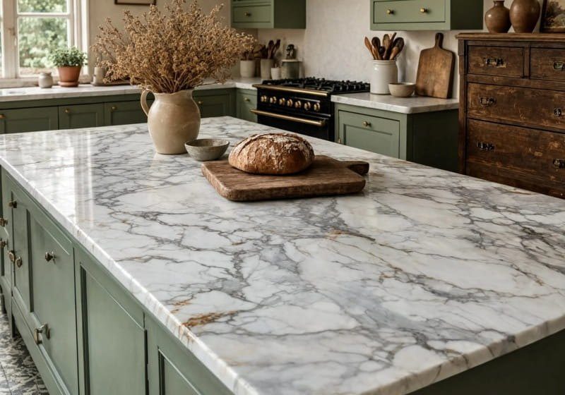 Calacatta Gold Supreme In a room setting