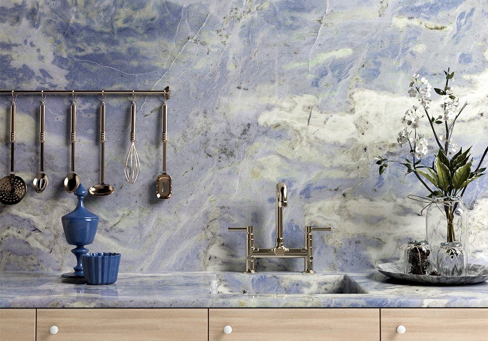 Blue Lagoon In a room setting