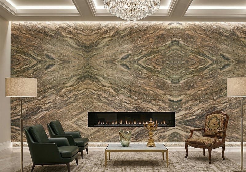 Fusion Green In a room setting