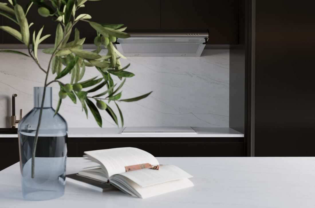 Pompeii Quartz Nashville In a room setting