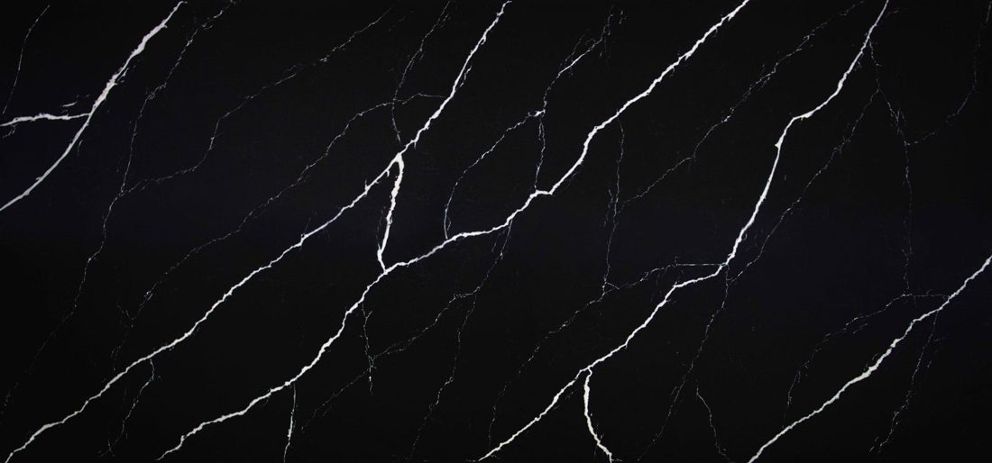 Pompeii Quartz Nero Marquina Nero Marquina full slab